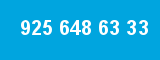 925 648 63 33 925 648 63 33